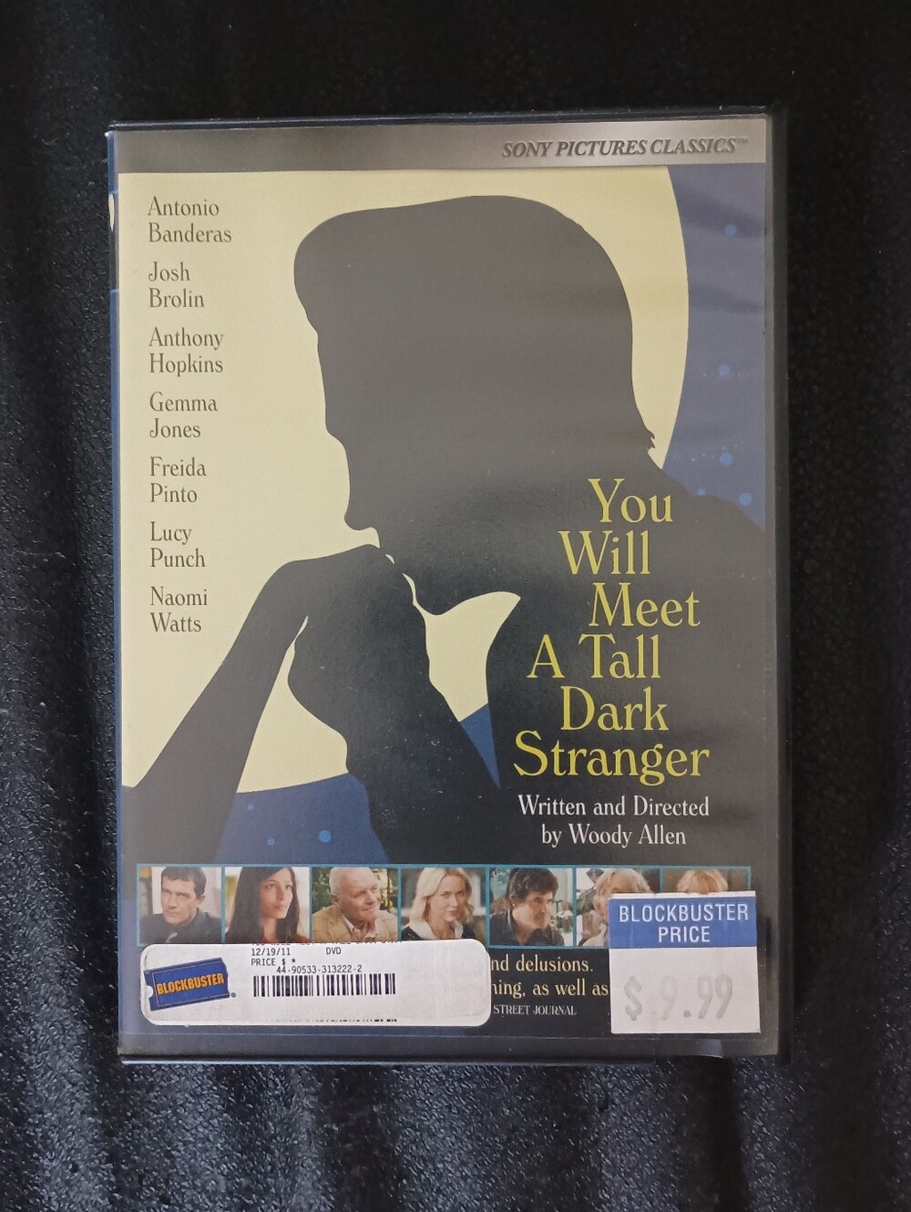 3/$10 🌟 You Will Meet A Tall Dark Stranger DVD Woody Allen Movie